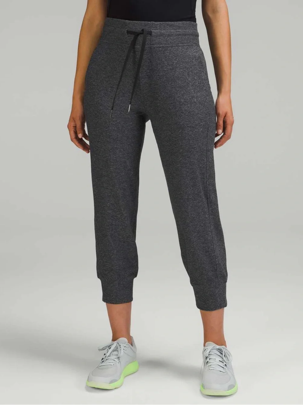 Lululemon Ready to Rulu High-Rise Cropped Jogger Heathered Raceway Grey Size 12